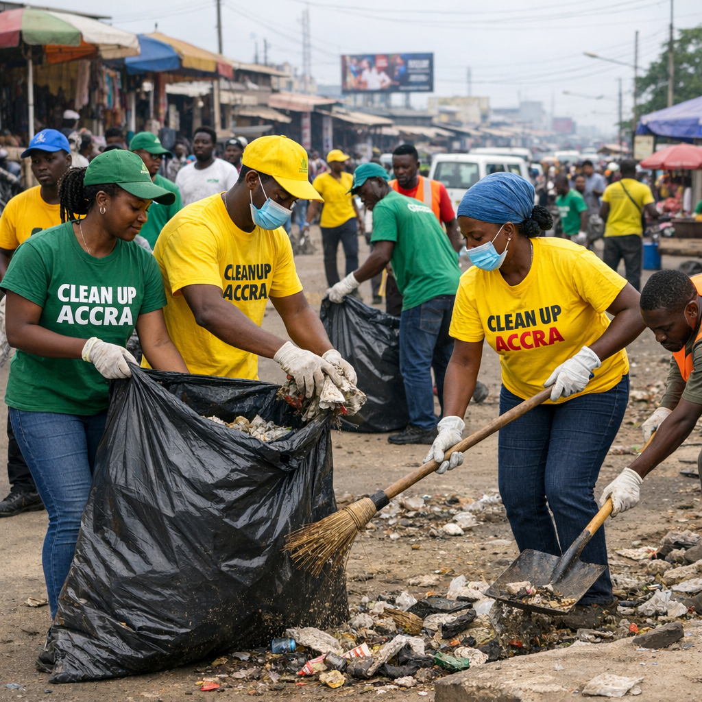 Community Initiatives Tackle Accra’s Sanitation Challenges