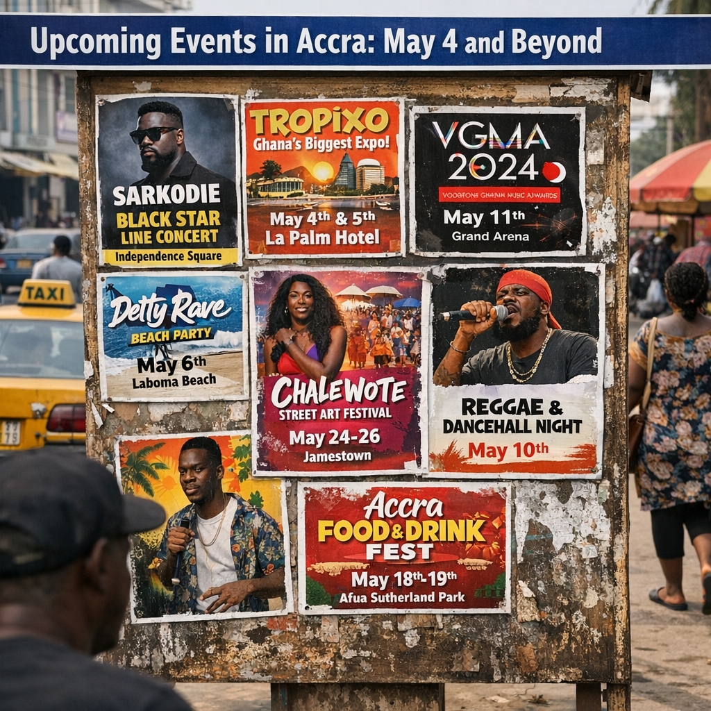 Upcoming Events in Accra: May 4 and Beyond