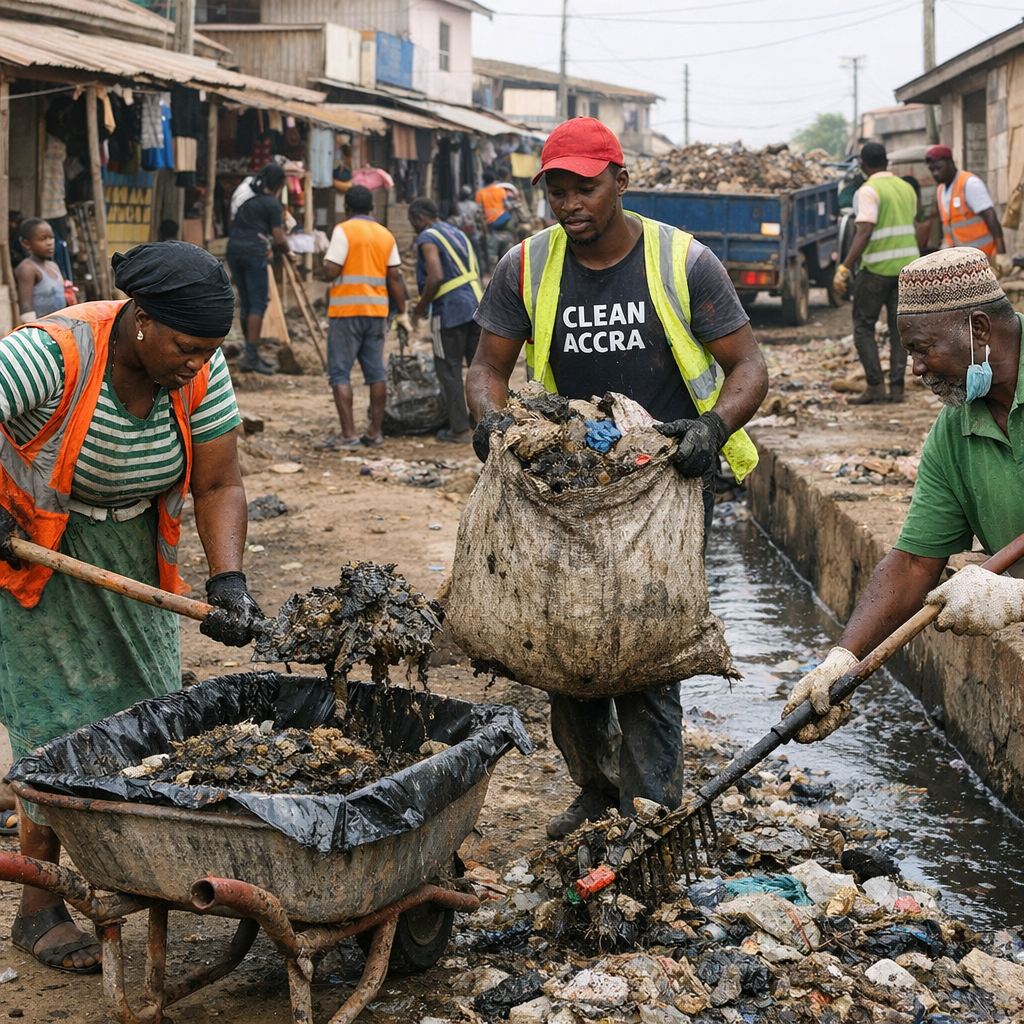 Community-Led Initiatives Tackle Accra’s Sanitation Challenges